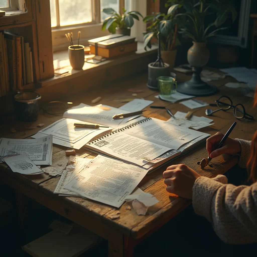 Vista de un escritorio con herramientas de análisis financiero