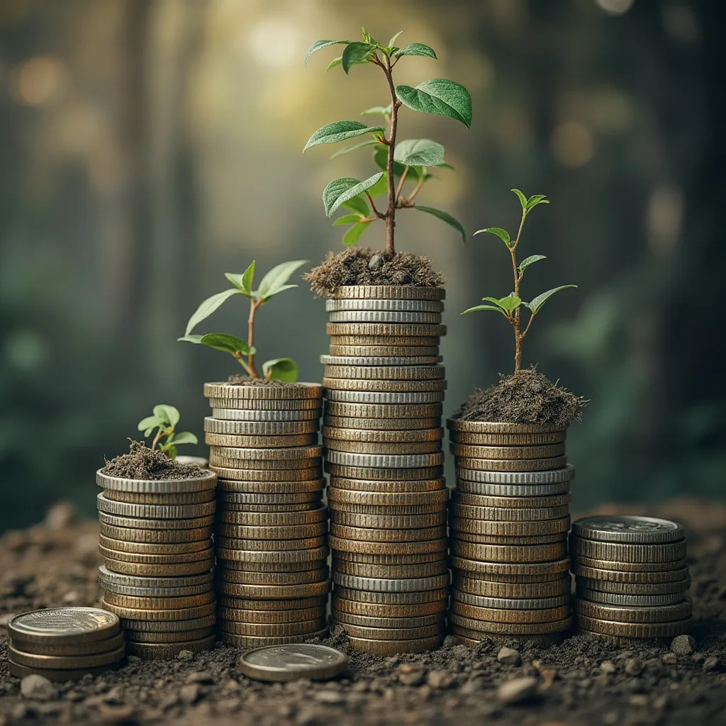 Ilustración de impacto social positivo de la inversión